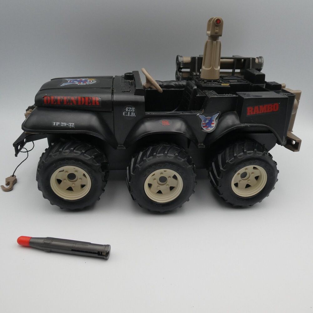 Vintage 1985 Coleco Rambo Force of Freedom Defender 6x6 Assault Vehicle Incomple